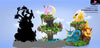 Pokémon 1/20 Eevee Family Ecology #2 Jolteon & Flareon Resin Statue - Xo Studio [Pre-Order]