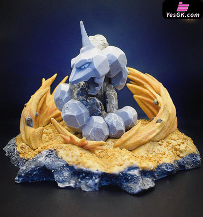 Pokémon 1/20 Illustrated Book Realistic Onix + Sandstorm Scene Statue - Np Studio [Pre-Order]