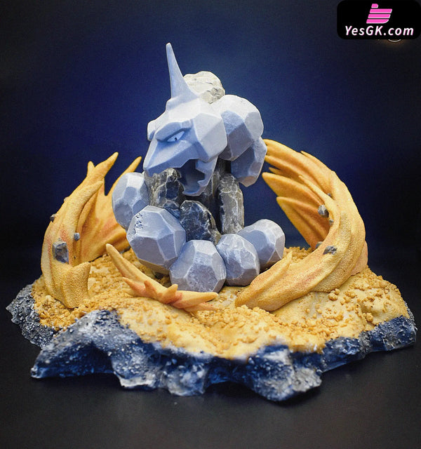 Pokémon 1/20 Illustrated Book Realistic Onix + Sandstorm Scene Statue - Np Studio [Pre-Order]