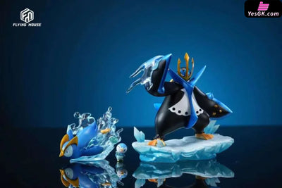 Pokémon 1/20 illustrated Piplup Evolution Group GK Statue - Flying Mouse Studio [In-Stock] Full Payment Pokémon