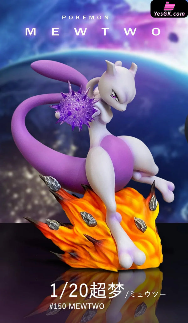 Pokemon 1/20 Mewtwo GK Statue - PPAP Studio [In-Stock] - Full Payment / Original Color - Pokemon