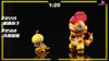 Pokémon 1/20 Pokédex Completion 1/20 GK Statue - SXG Studio [Pre-Order] - Deposit / Original Color / Scrafty Group