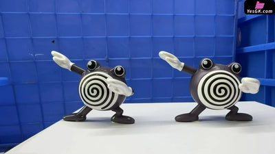 Pokemon 1/20 Pokedex Series Poliwhirl GK Statue - Ts Studio [In-Stock] - Full Payment / Lacquer Version / Anime Color