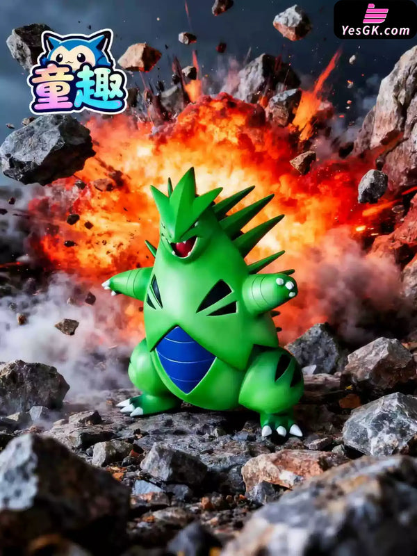 Pokemon 1/20 Pokedex Series Tyranitar Statue - Tong Qu Studio [In-Stock] - Full Payment / Original Color Primary Belly
