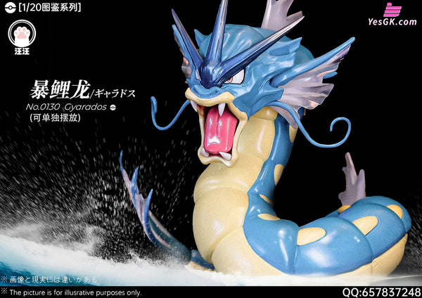 Pokémon 1/20 Scale World Gyarados Evolution Group GK Statue WangWang Studio [Pre Order] Pokémon