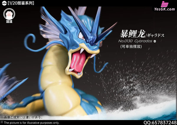 Pokémon 1/20 Scale World Gyarados Evolution Group GK Statue WangWang Studio [Pre Order] Deposit / Original Color