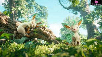 Pokémon 1/20 Scale World Ivysaur & Leafeon GK Statue - Wonder Studio [Pre-Order] Deposit / Leafeon (A) Pokémon