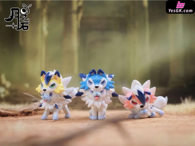Pokémon 1/20 Scale World Rockruff Cosplay Lycanroc GK Statue Yue Zhi