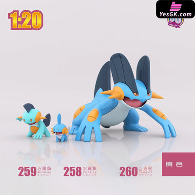 Pokémon 1/20 Scale World Swampert Group 1/20 Figure - UU Studio [Pre-Order] Deposit / Original color Pokémon