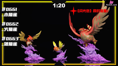 Pokémon 1/20 Scale World Talonflame / Ludicolo / Shiftry / Goodra / Lileep / Heatran / Ledian / Diggersby GK Statue SXG
