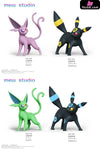 Pokémon 1/20 Series Espeon & Umbreon Statue - Mew Studio [Pre-Order]