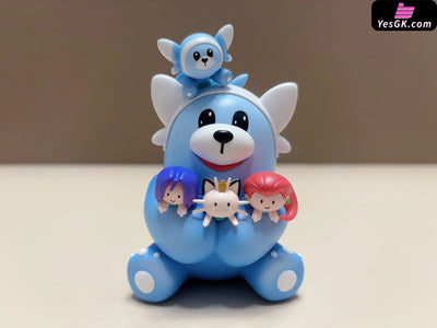 Pokémon 1/20 Stufful Evolution Line GK Statue - Rocket Team Studio [Pre-Order] Deposit / Snow color Pokémon