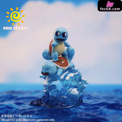 Pokémon 1/20 surfing Squirtle GK Statue - Sun Studio [Pre-Order Closed] Deposit Pokémon