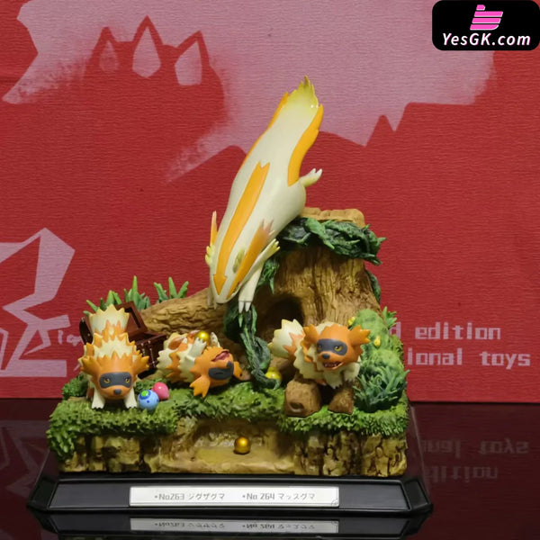 Pokemon 1/20 Zigzagoon Evolution Group GK Statue - Jiang Studio [In-Stock] - Pokemon