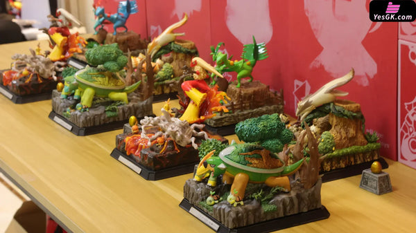 Pokemon 1/20 Zigzagoon Evolution Group GK Statue - Jiang Studio [In-Stock] - Pokemon
