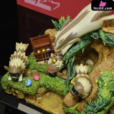 Pokemon 1/20 Zigzagoon Evolution Group GK Statue - Jiang Studio [In-Stock] - Pokemon