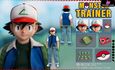 Pokémon 1/6 collectible toy Monster Trainer PT sp96 Action Figure - PRESENT TOYS Studio [Pre-Order] Pokémon