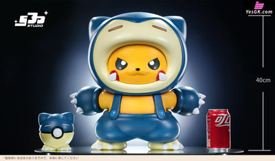 Pokémon 1/1 Pikachu cos Snorlax GK Statue - SJD Studio [In-Stock] Pokémon