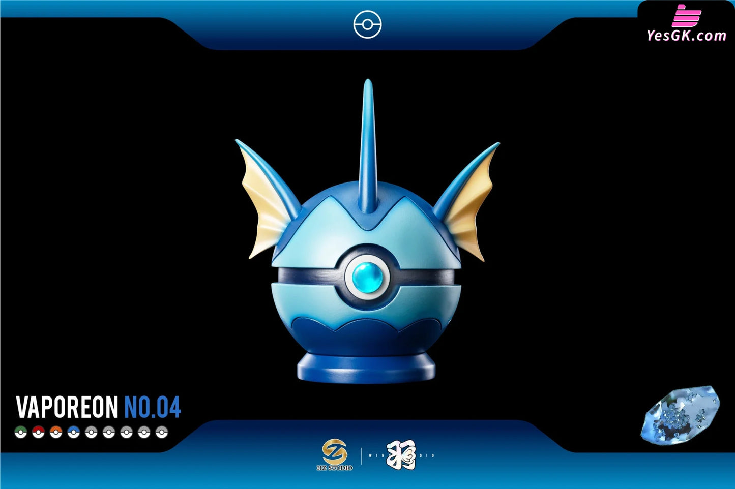 Pokémon 1/1 Vaporeon Elf Ball Resin Statue - Wing Studio & Hz [Pre-Order]
