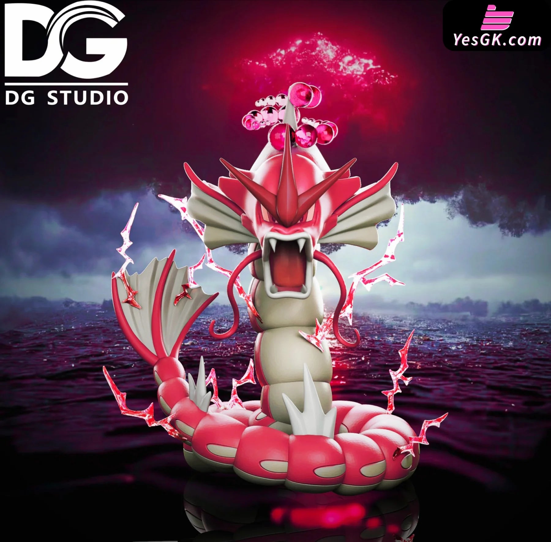 Pokémon 1100 Mega Gyarados Resin Statue - Dg Studio [Pre-Order] Deposit / Glitter-Color 1/100 Scale