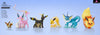 Pokémon 1/20 Eevee Family Ecology #2 Jolteon & Flareon Resin Statue - Xo Studio [Pre-Order]