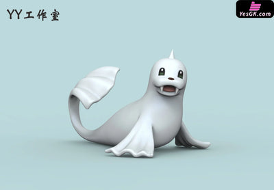 Pokémon 120 Illustrated Series Dewgong Statue - Yy Studio [Pre - Order] Deposit / Cute Round Eyes