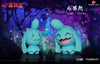 Pokémon 1/20 Illustration Series Wobbuffet Evolution Group & Wynaut Resin Statue - Zaowu Museum