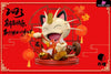 Pokémon 2023 Chinese New Year Limited Lucky Meowth Statue - Buli Studio & Mx [Pre-Order]