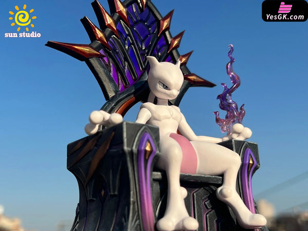 Pokemon 3D Illustration Throne Mewtwo 1/20 GK Statue - Sun Studio [In-Stock] - Pokemon