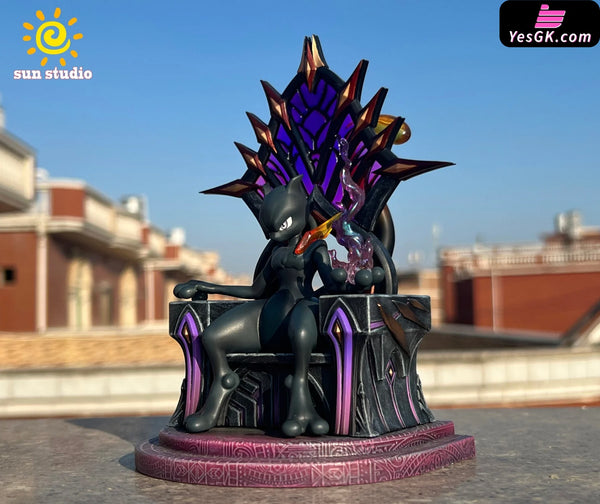 Pokemon 3D Illustration Throne Mewtwo 1/20 GK Statue - Sun Studio [In-Stock] - Pokemon