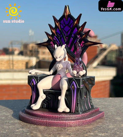 Pokemon 3D Illustration Throne Mewtwo 1/20 GK Statue - Sun Studio [In-Stock] - Pokemon