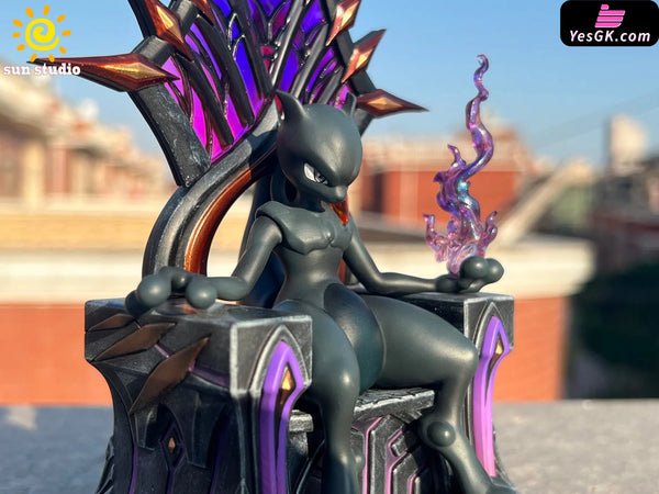 Pokemon 3D Illustration Throne Mewtwo 1/20 GK Statue - Sun Studio [In-Stock] - Pokemon