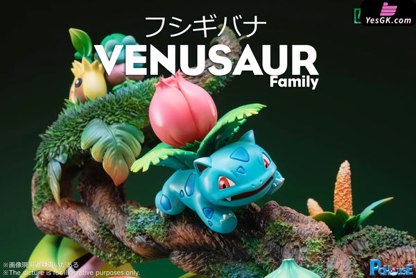 Pokemon 4Th Anniversary #3 Venusaur Family Resin Statue - Pc House Studio [Pre - Order] Pokémon