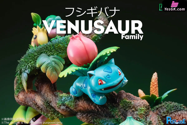 Pokemon 4Th Anniversary #3 Venusaur Family Resin Statue - Pc House Studio [Pre - Order] Pokémon