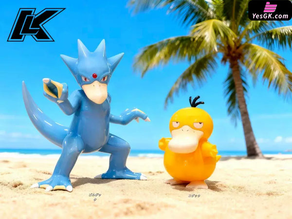 Pokémon #5 Psyduck Evolution Group GK Statue - Kuai Le Wu Studio [Pre-Order] - Deposit / Original Color - Pokemon