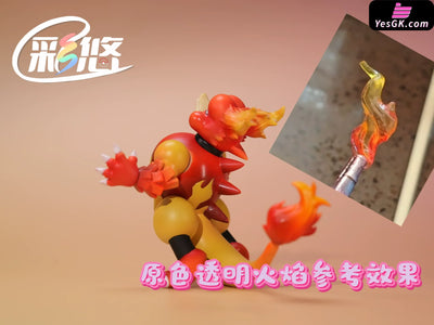 Pokémon #8 Blue Oak Ace Magmar 1/20 GK Statue - Cai You Studio [Pre-Order] - Deposit / Original Color (Transparent)