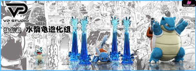 Pokémon Adventures Starter Evolution Line Series Charizard & Blastoise & Venusaur Evolution Line GK Statue - VP Studio