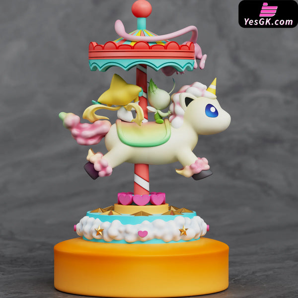 Pokémon Amusement Park Series Carousel #7 Legendary beasts Mew & Celebi & Jirachi GK Statue - Sun Studio [Pre-Order]