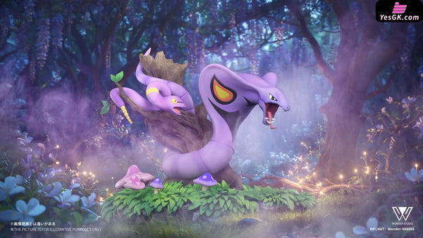 Pokemon Raboo Pokémon Arbok Evolution Set & Serperior Evolution Set GK Statue ...