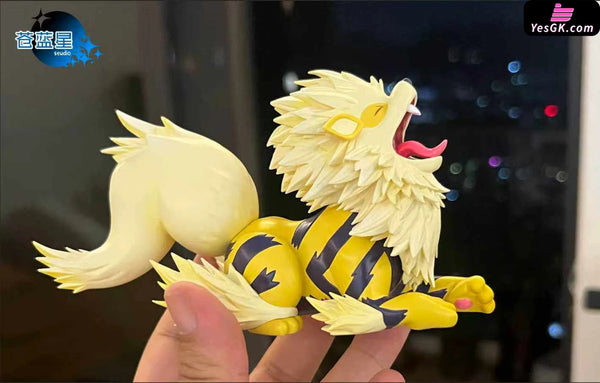 Pokémon Arcanine Evolution Group Arcanine & Growlithe GK Statue - Cang Lan Xing Studio [Pre-Order] Deposit / Shiny