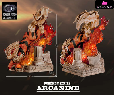 Pokemon - Arcanine Resin Statue Monster Studio [In Stock]