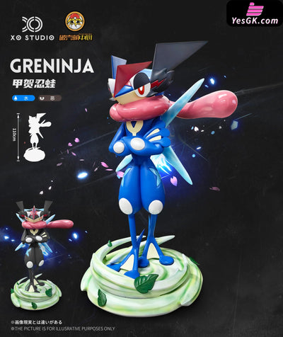 Pokemon Ash - Greninja Statue - Xo Studio [Pre - Order] Deposit / Original Color Pokémon