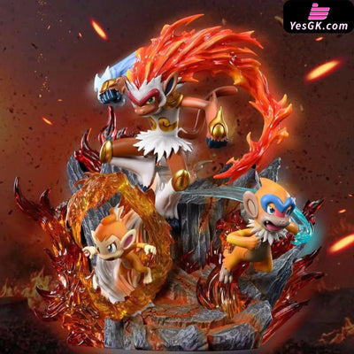 Pokémon Ash Ketchum Ace #2 Infernape Resin Statue - Rainbow Studio [Pre-Order]