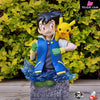 Pokémon Ash Ketchum & Pikachu Large Scale Full Body Statue - Ip Museum Studio [Pre-Order]