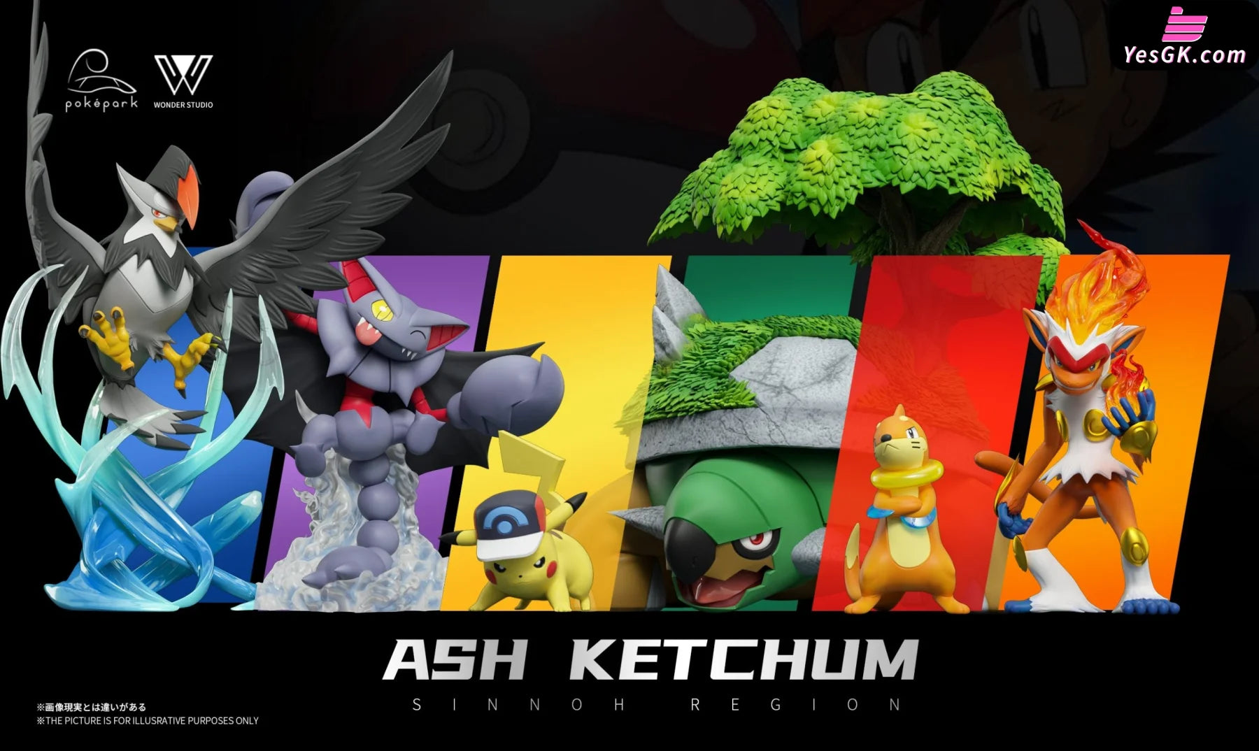 ash ketchum golden pokemon card price Pokémon Ash Ketchum Team #2 Sinnoh Region GK Statue