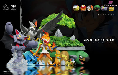 Pokémon Ash Ketchum Team #2 Sinnoh Region GK Statue - Wonder Studio [Pre-Order Closed] Deposit / Ash Ketchum team set