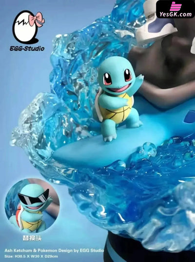 Pokemon Ash Ketchum & Winds And Waves GK Statue - EGG Studio [In-Stock] - Full Payment - Pokemon