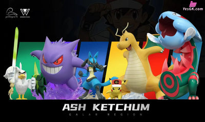 Pokémon Ash’s Team 4 Galar Region 1/20 GK Statue - Wonder Studio [Pre-Order] Deposit / Ash’s Team Pokémon