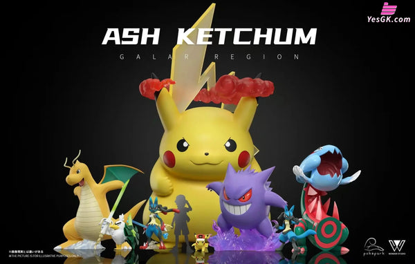Pokémon Ash’s Team 4 Galar Region 1/20 GK Statue - Wonder Studio [Pre-Order] Deposit / mouse tag Pokémon