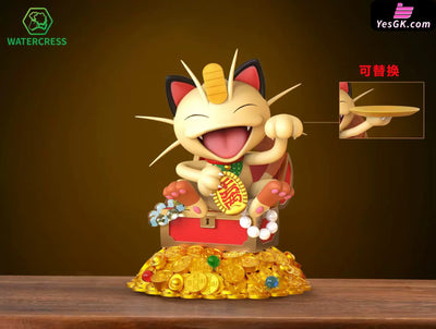 Pokémon Attract Wealth Storage Meowth GK Statue - Watercress Studio [Pre-Order] - Pokemon